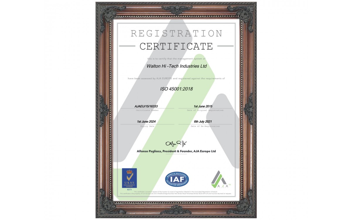 Walton HIL ISO 45001- 2018 OHSMS-1